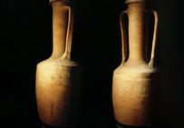 Amphore vinaire italique de type Dressel I. Céramique. IIe siècle avant notre ère.