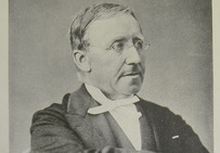 Portrait Jules-Emile Planchon, le botaniste français qui identifia et décrit le phylloxera en 1868. Bibliothèque universitaire de Paris V.