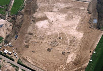 Vue aérienne du site de Pont-Rémy (Somme).