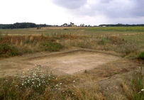 ranchée de fouille n°1, vue générale S-O. Fouilles d'Isola di Coltano, Pise (Italie), 1997-2002.