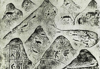 La production de sel racontée sur un bas relief, Dynastie Han de l'Est, Gao, 1987.