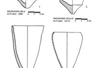 Différentes formes de fonds d'augets.