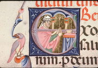 Exorcisme du sel. Pontifical romain, XIVe siècle (première moitié). (Avignon, BM - ms.0203).