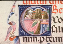 Exorcisme du sel. Pontifical romain, XIVe siècle (première moitié). (Avignon, BM - ms.0203).